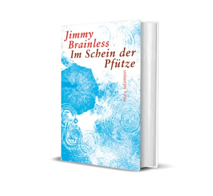 Im Schein der Pfütze, blauer Buchumschlag