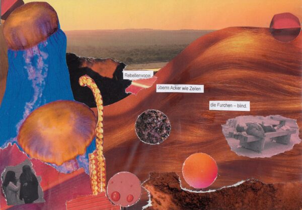 Collage mit Haiku